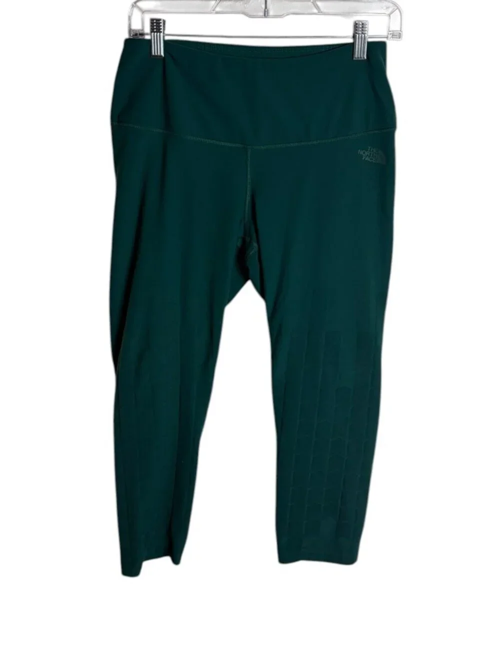 The North Face Women's Size L Power Form Leggings High Rise Crop Botanical Green - Picture 1 of 8